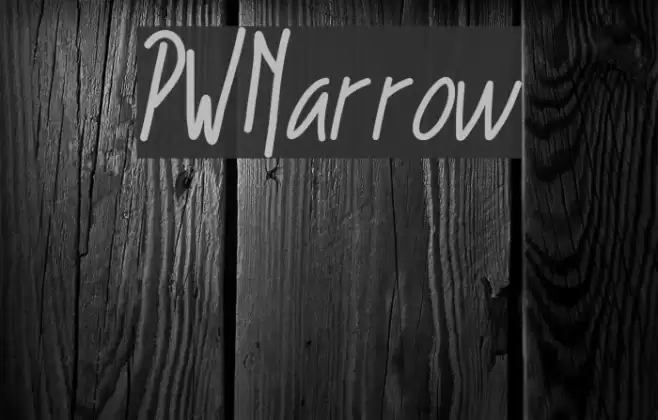 PWNarrow Font examples