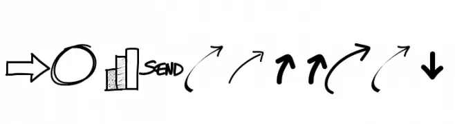 PWNewArrows  Free Fonts Download