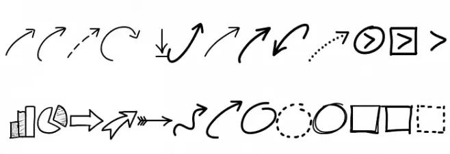 PWNewArrows フォント 大文字