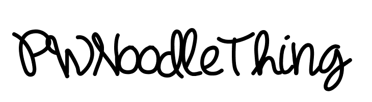 PWNoodleThing फ़ॉन्ट