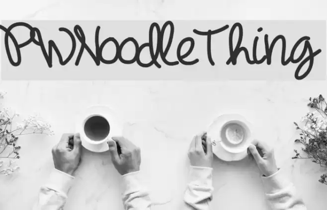 PWNoodleThing Font examples