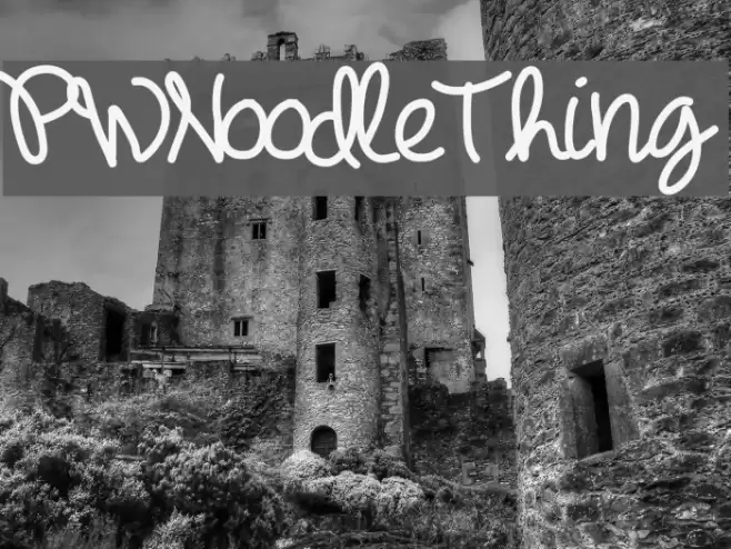 PWNoodleThing Font examples
