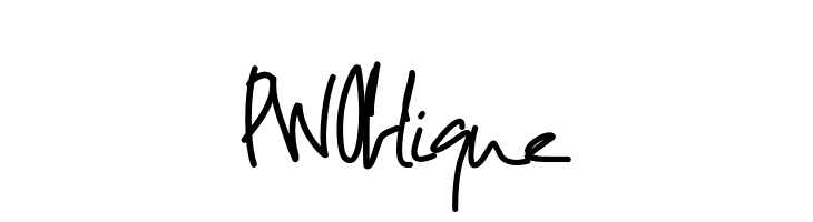 PWOblique Font
