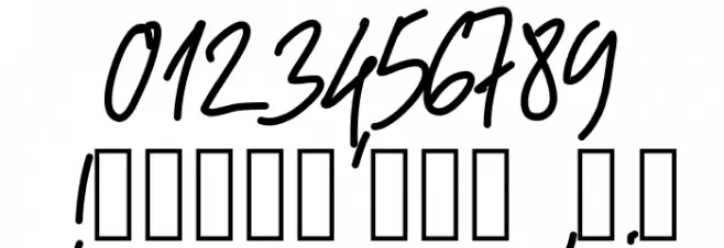 PWOblique Font OTHER CHARS