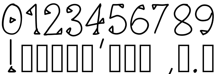 PWOctober Font OTHER CHARS