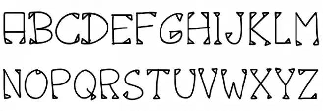 PWOctober Schriftart Groß