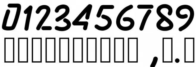 PWOdissey Font OTHER CHARS