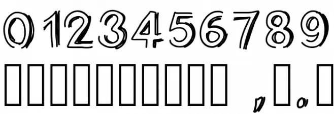 PWOpened Font OTHER CHARS