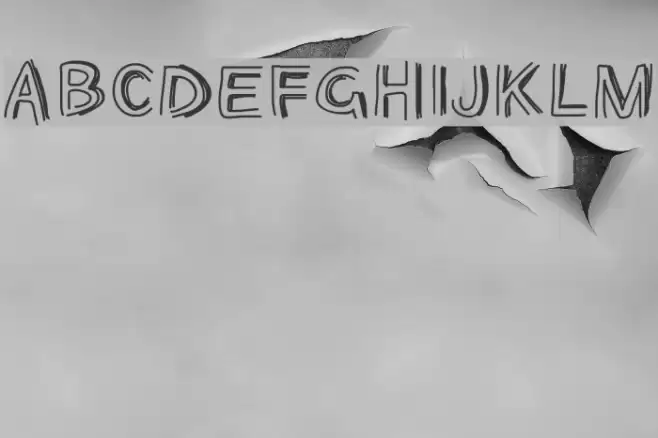 PWOpened Font examples