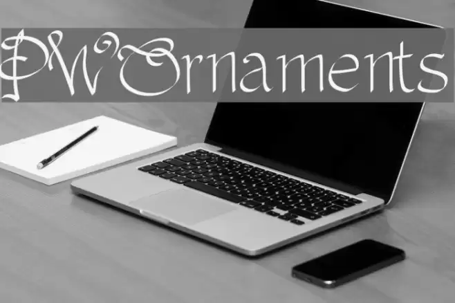 PWOrnaments Font examples