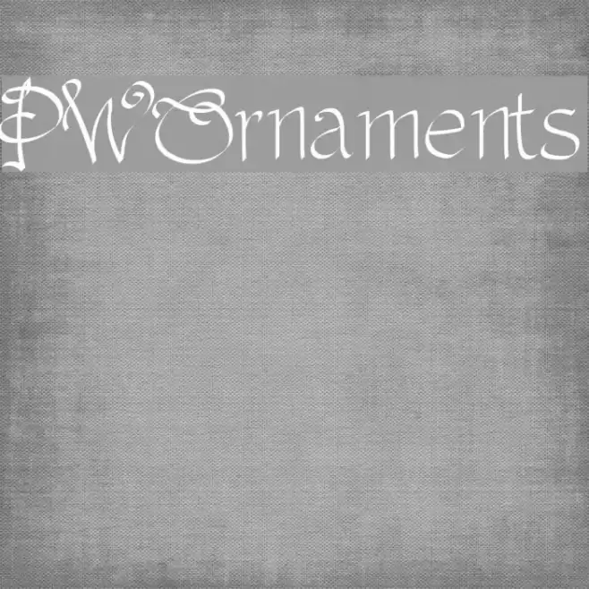 PWOrnaments Font examples