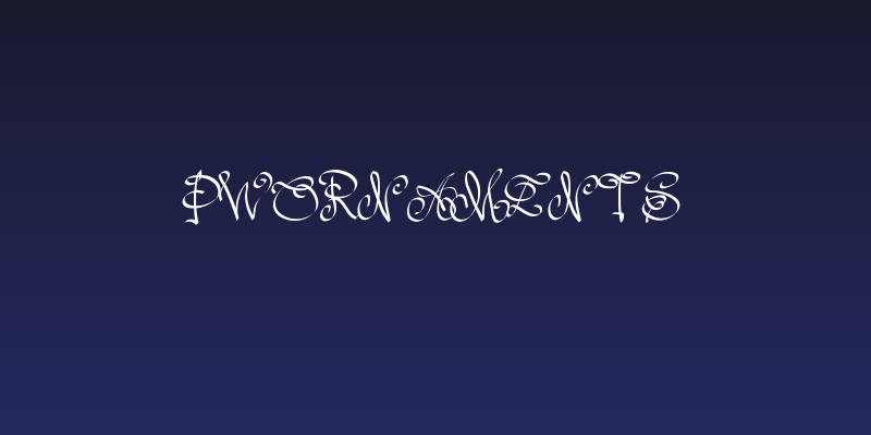 PWOrnaments Social Header