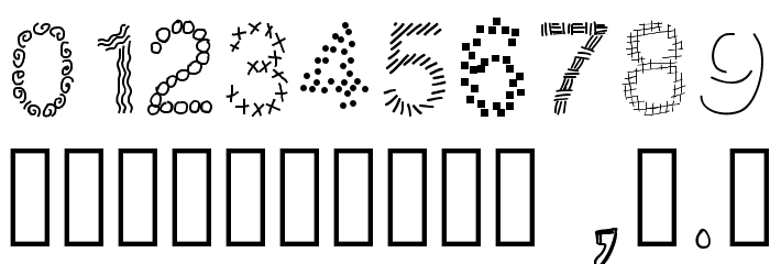 PWPatchwork Font OTHER CHARS