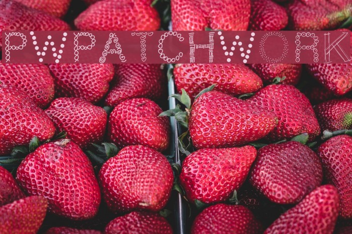 PWPatchwork Font examples