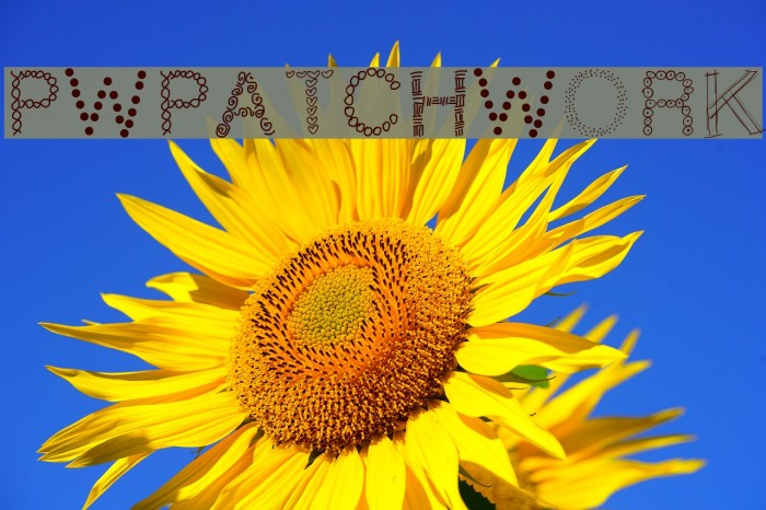 PWPatchwork Font examples