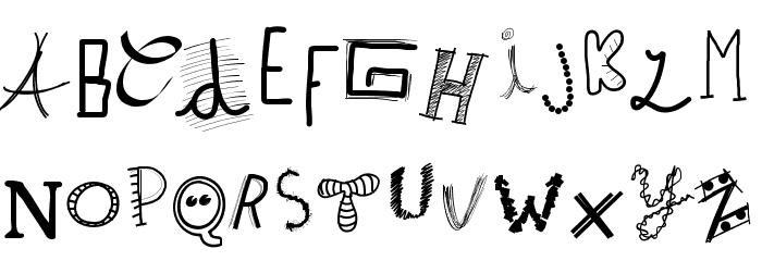 PWPatchwrks Font LOWERCASE