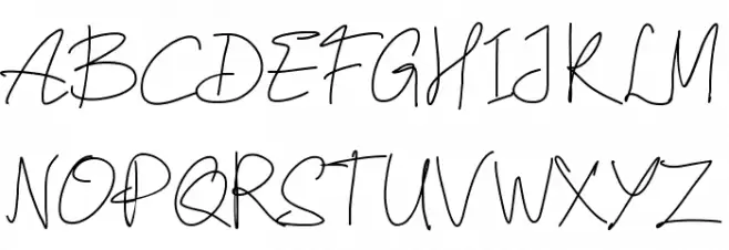 PWQuickWrite-Medium फ़ॉन्ट अपरकेस