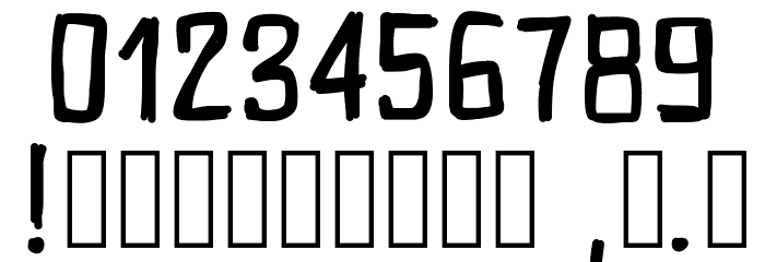 PWRectangle Font OTHER CHARS