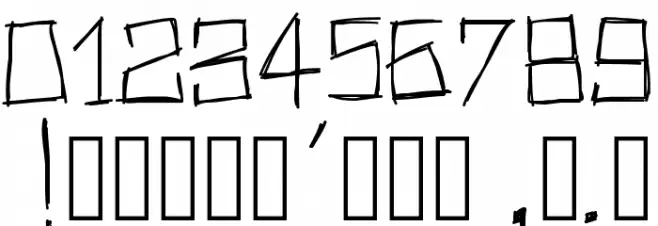 PWRectangular Font OTHER CHARS