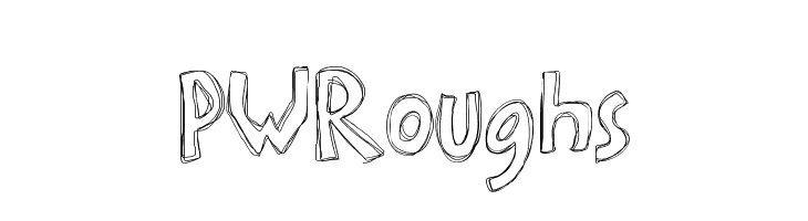 PWRoughs  font caratteri gratis