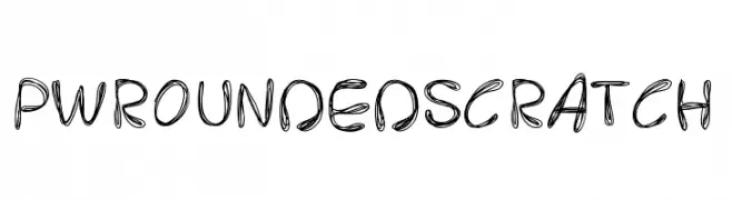 PWRoundedScratch  Fuentes Gratis Descargar