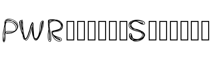 PWRoundedScratch Font