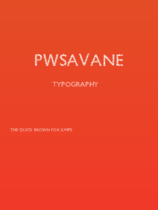 PWSavane Poster