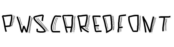 PWScaredFont  नि: शुल्क फ़ॉन्ट्स डाउनलोड