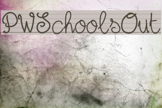 PWSchoolsOut Example 2