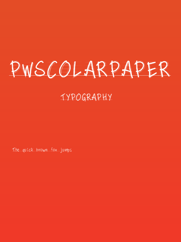PWScolarpaper Poster