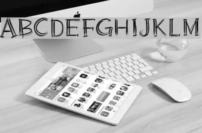 PWScratched2 Font examples