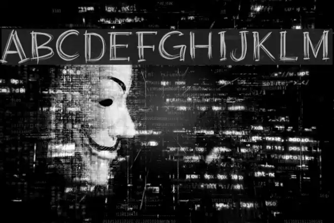 PWScratched2 Font examples