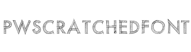 PWScratchedfont Font