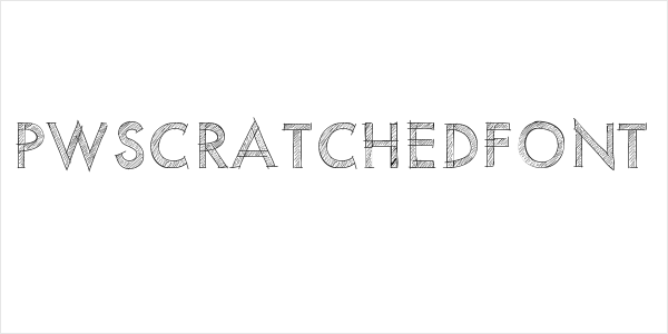 PWScratchedfont Logo
