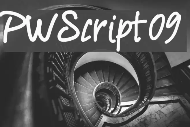PWScript09 Font examples