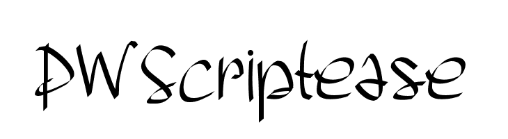 PWScriptease  Descarca Fonturi Gratis