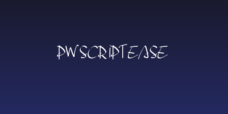 PWScriptease Social Header