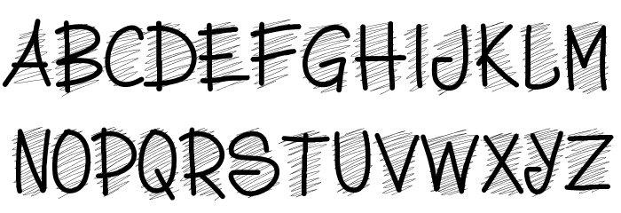 PWScritch Font LOWERCASE
