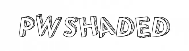 PWShaded  تنزيل الخطوط