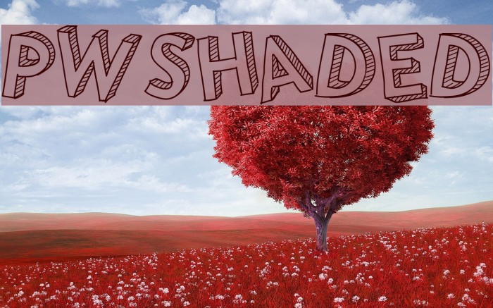 PWShaded Font examples