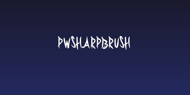 PWSharpBrush Social Header