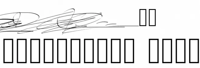 PWSignaturetwo Font OTHER CHARS