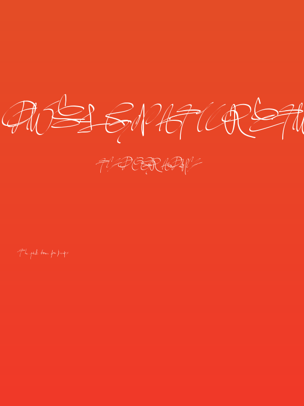 PWSignaturetwo Poster