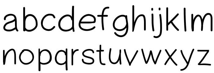 PWSimpleHandwriting Font LOWERCASE