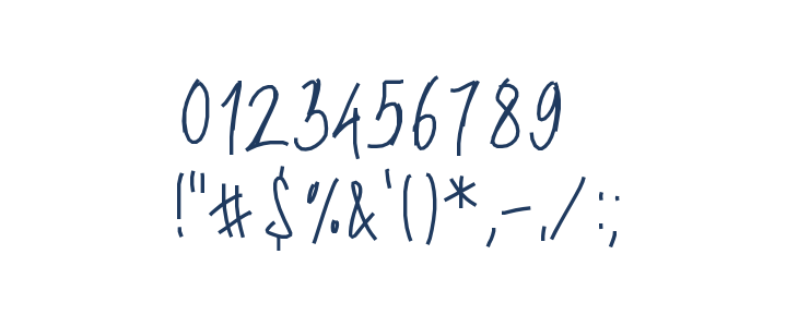 PWSlimyfonts Other Characters