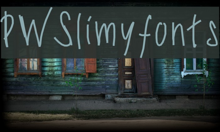 PWSlimyfonts Example 1