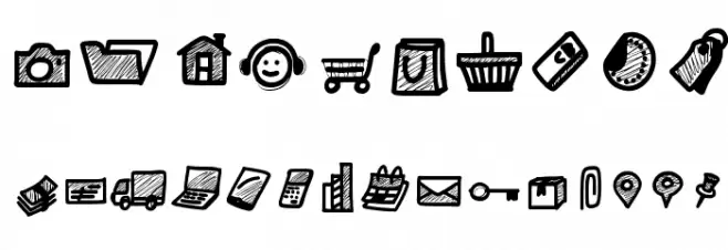 PWSmallIcons Font OTHER CHARS