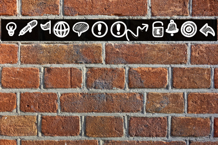 PWSmallIcons Font examples