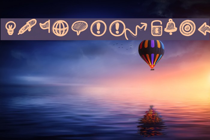 PWSmallIcons Font examples