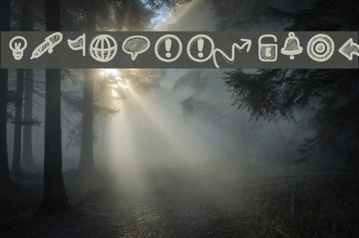 PWSmallIcons Font examples